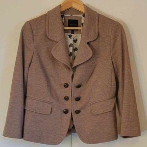 The Limited 3/4 Sleeve Blazer, Light Brown, Size Medium